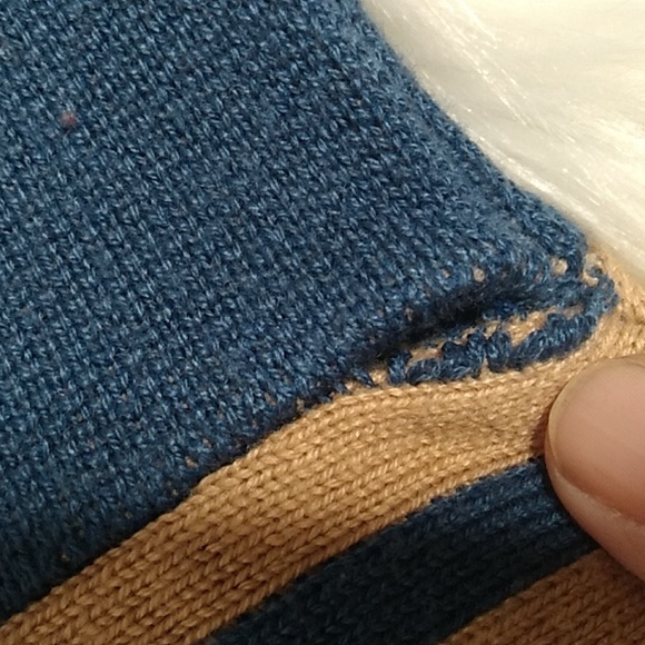 LAST DROP! Like New Anthropologie Sweater W/Flaw Easy Fix Sz.M - Picture 4 of 6